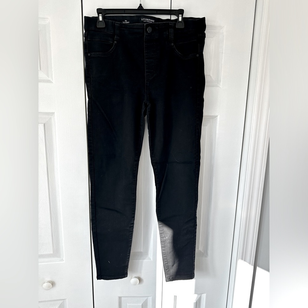 Liverpool the skinny size 12 black jeans